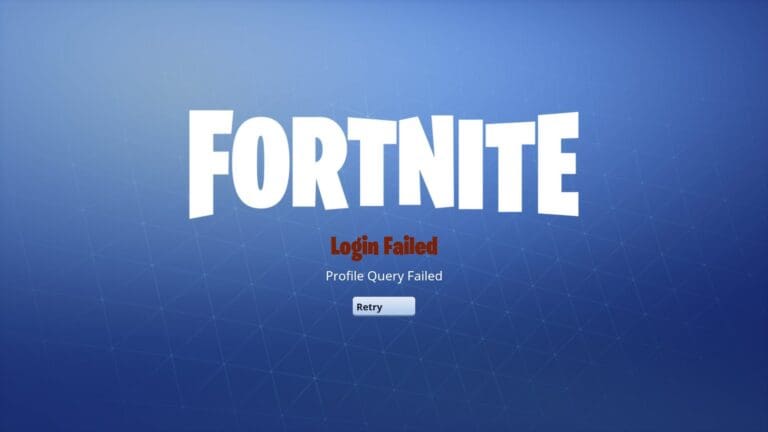 How To Fix Profile Query Failed Fortnite