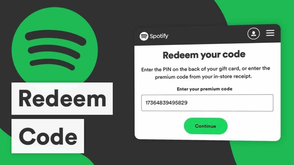 Redeem Spotify Premium Code