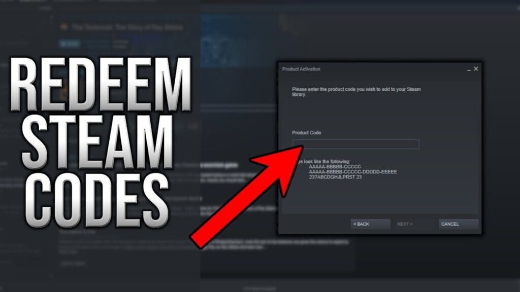 Redeem Steam Code Mobile