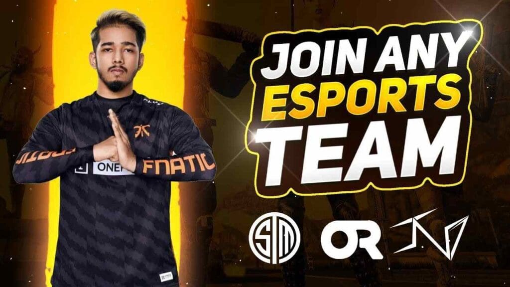 How to Join eSports Team in India BGMI