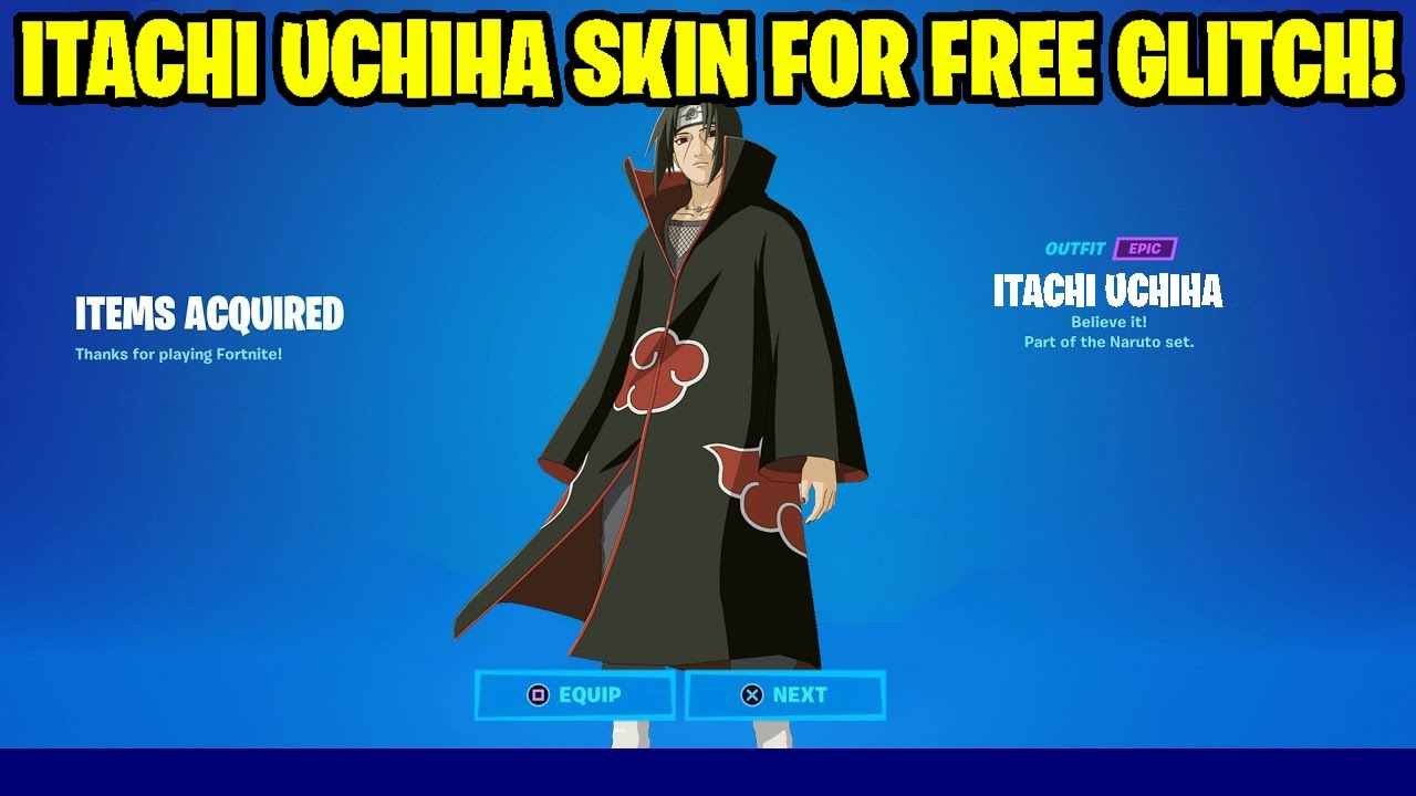 Itachi Skin Fortnite