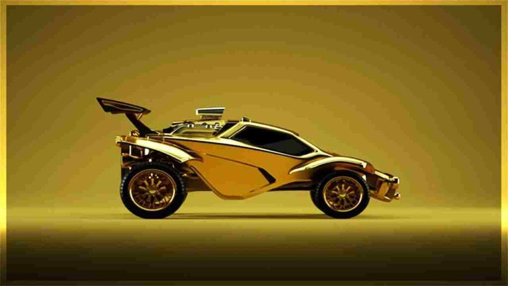 Golden Octane Rocket League