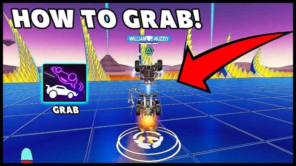 How to Grab in Rocket League Knockout