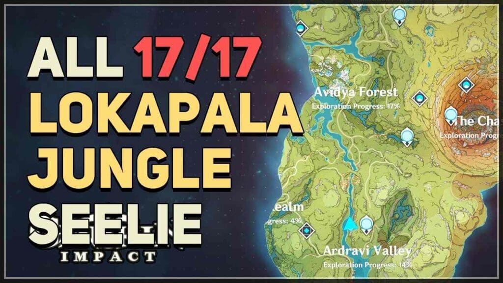 All Lokapala Jungle Seelie Locations