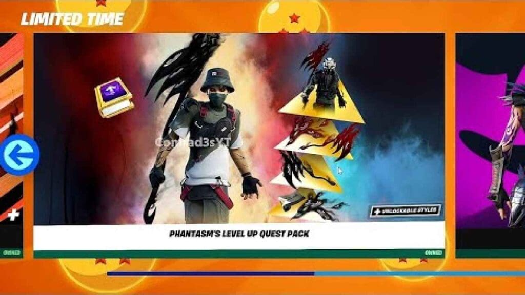 Fortnite Phantasm Level Up Quest Pack Leaks