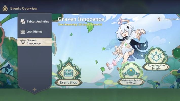 Graven Innocence event Genshin Impact
