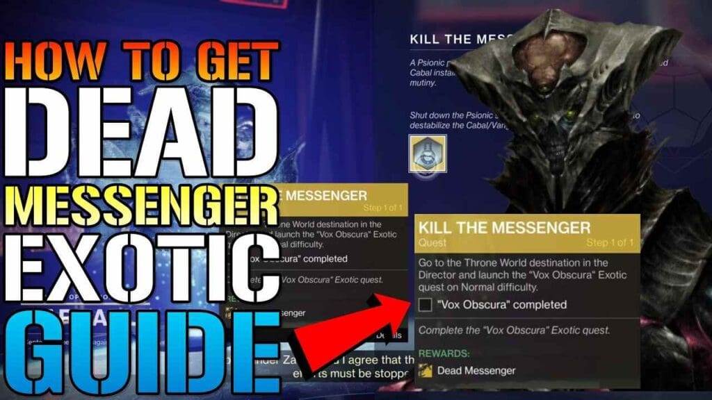 Kill the Messenger Destiny 2