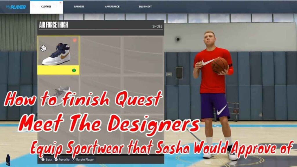 NBA 2k22 Meet The Designers Quest Sasha