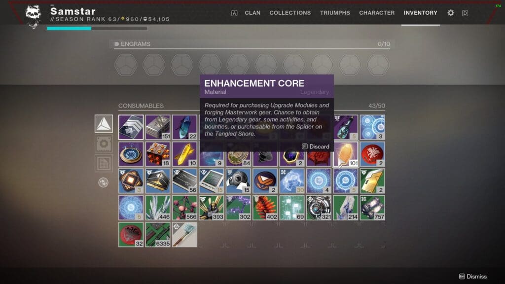 How To Get Enhancement Cores In Destiny 2