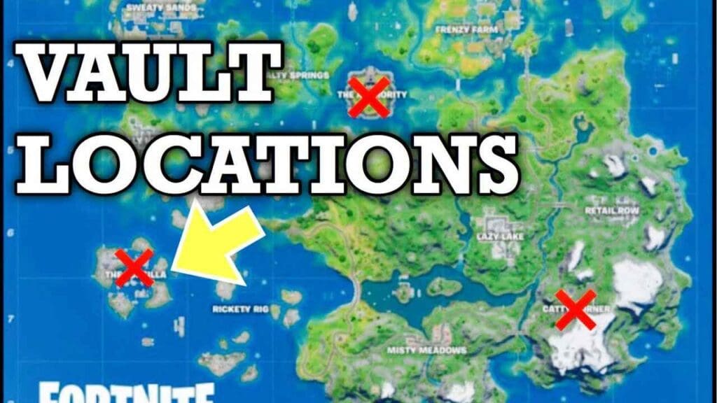 All Vault Locations Guide Fortnite