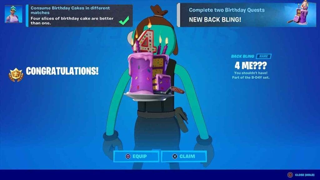 Consume Birthday Cake in Different Matches