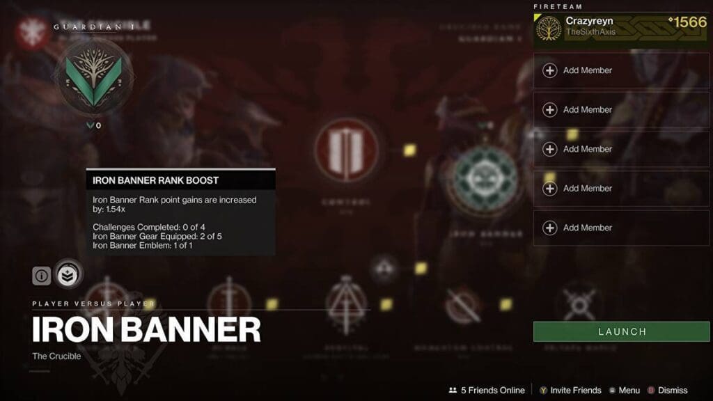 Destiny 2 Iron Banner Daily Challenges