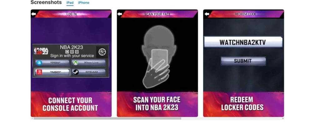 NBA 2K23 Face Scan App Not Working