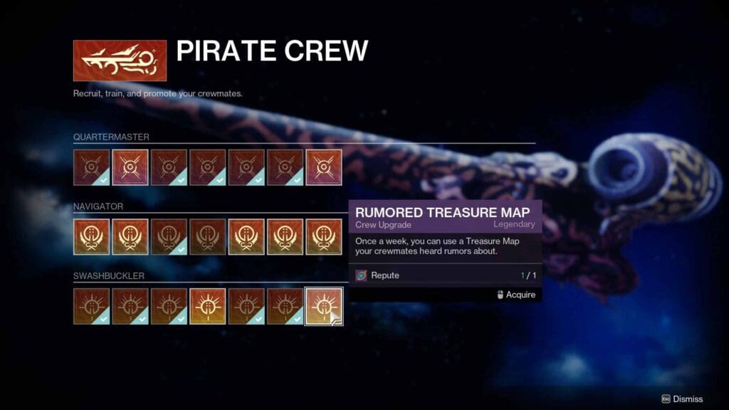 Rumored Treasure Map Destiny 2