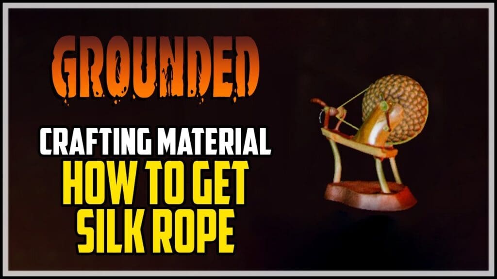 How to Get Silk Rope Grounded
