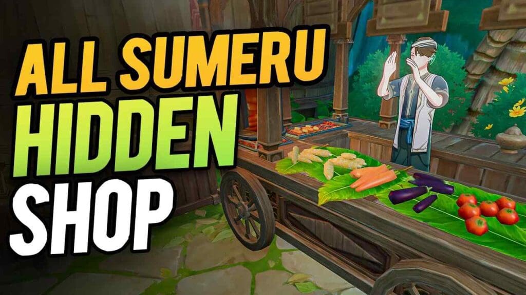 Sumeru hidden shop location in Genshin Impact