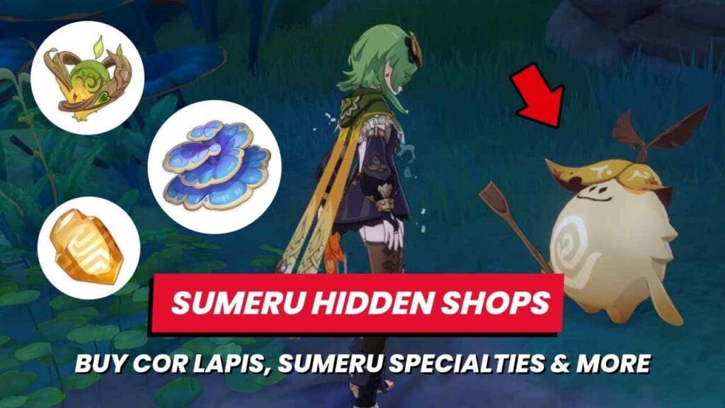 Sumeru hidden shop location in Genshin Impact