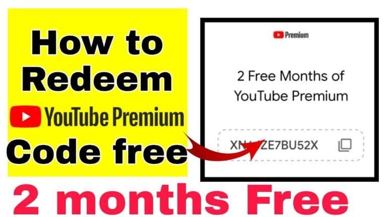 YouTube Premium Redeem Codes