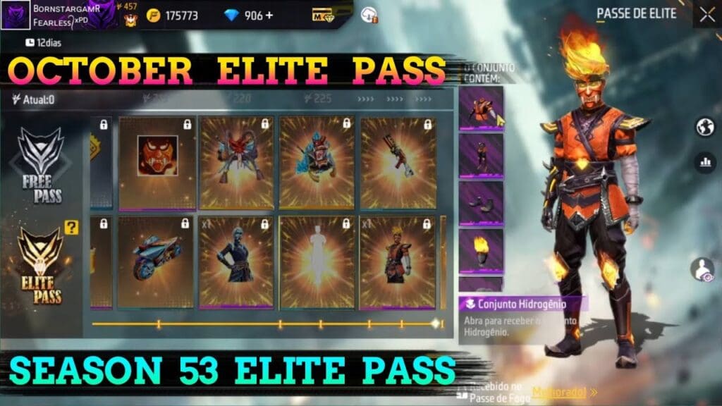 Free Fire Elite Pass Season 53