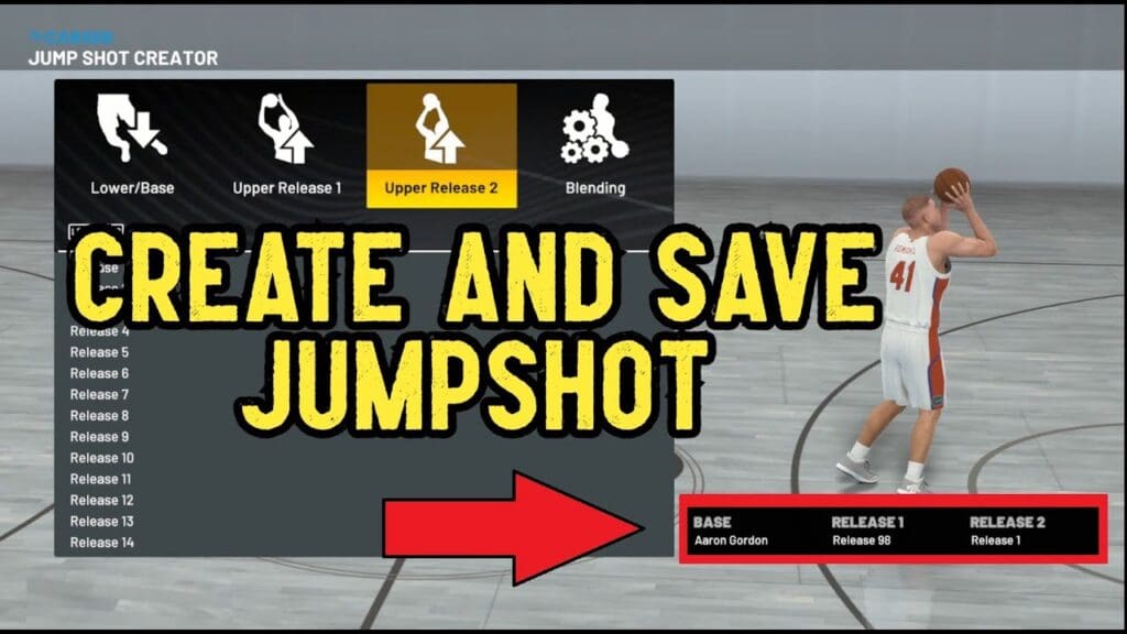 NBA 2K22 Jumpshot Creator