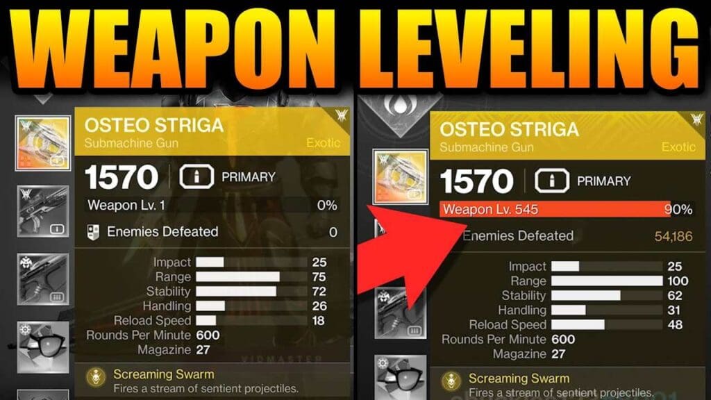 Best Way To Level Up Weapons In Destiny 2
