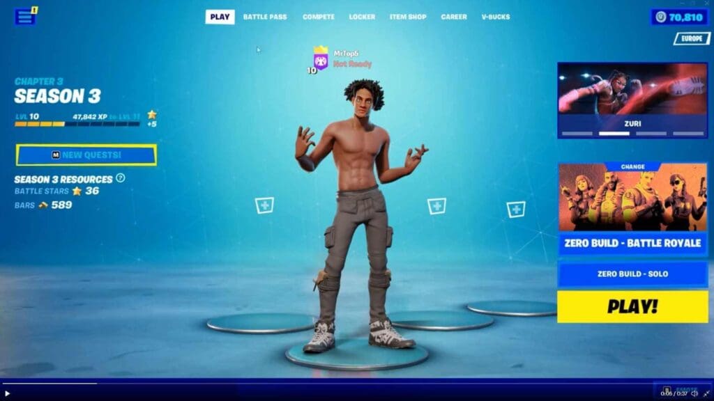 Is Ishowspeed in Fortnite