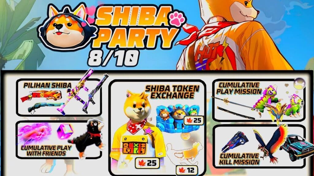Free Fire Shiba Party Event