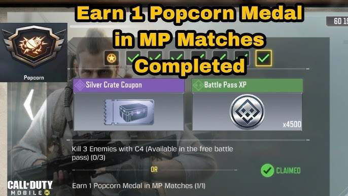 How To Get COD Mobile Popcorn Medal