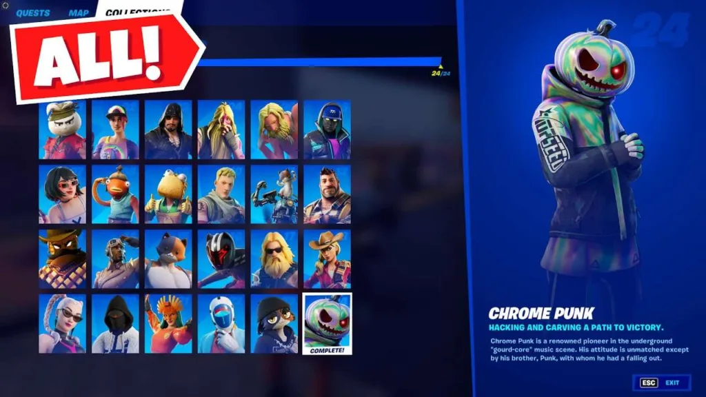 Fortnite Character Collection Chapter 4