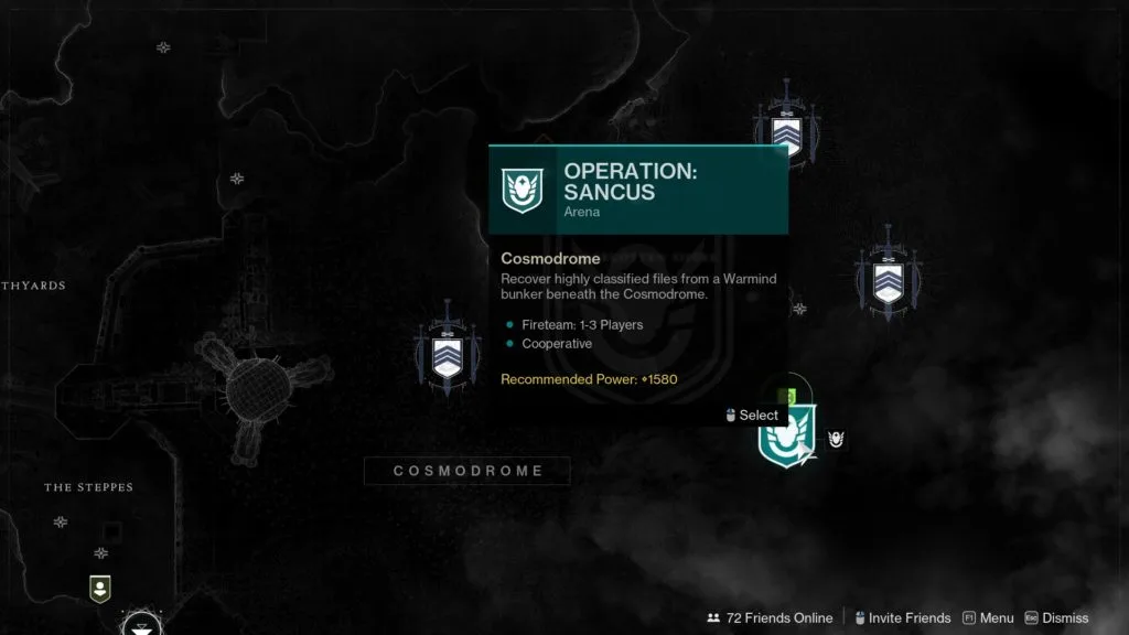Destiny 2 Operation Sancus 