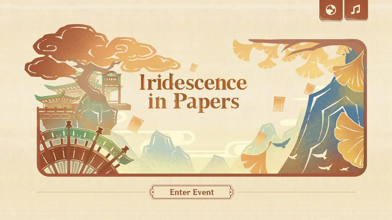 Iridescence in Paper Web Event 