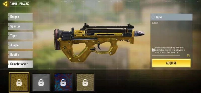 How To Get Gold Camo In COD Mobile 