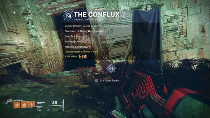 Destiny 2 the Conflux Lost Sector