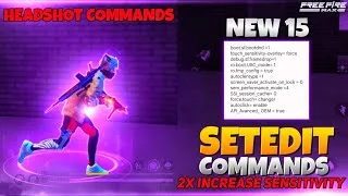 Set Edit Commands For Free Fire 