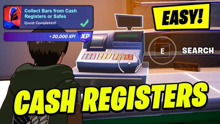 Collect Bars from Cash Registers or Safes In Fortnite
