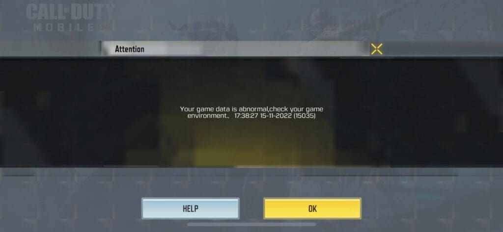 Your Game Data Is Abnormal COD Mobile: Fix This Error! | Gaming Acharya