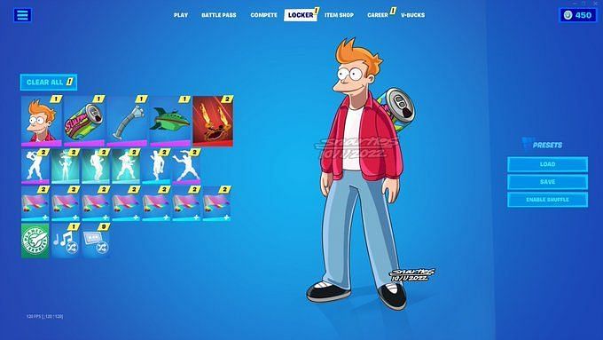 Fortnite X Futurama collab