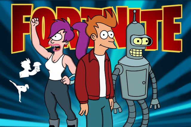 Fortnite X Futurama collab