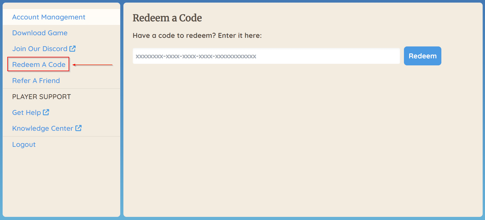 Palia redeem code