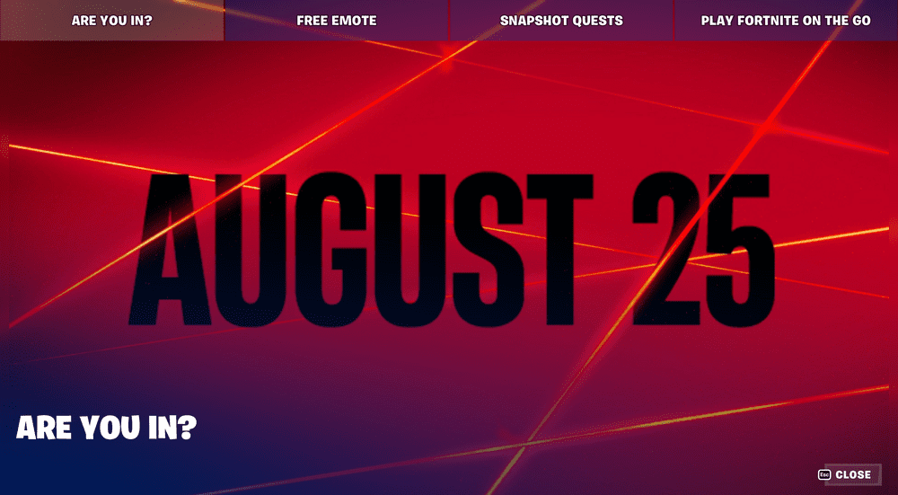 August 25 Fortnite C4S4 Leaks Season Name, Battle Pass & More