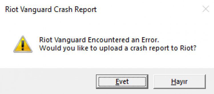Riot Vanguard Encountered an Error