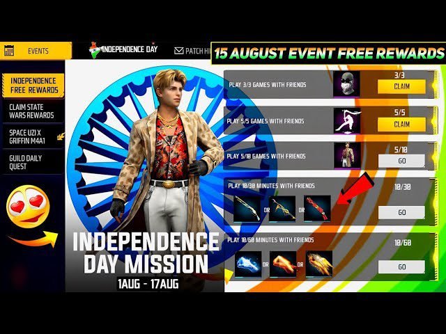 free fire valentine's day events 2023