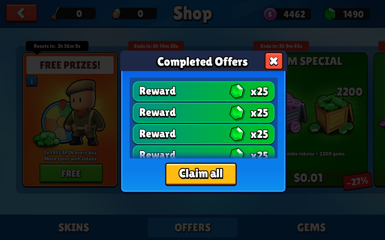 How to get free gems in stumble guys