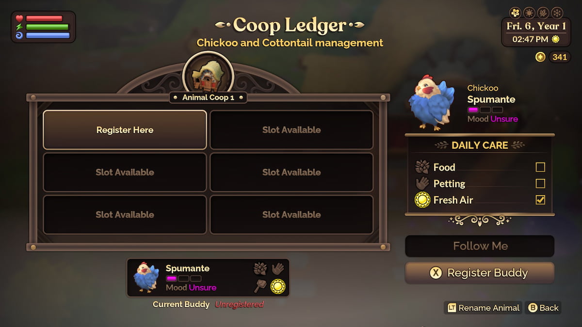 Fae Farm Coop Ledger