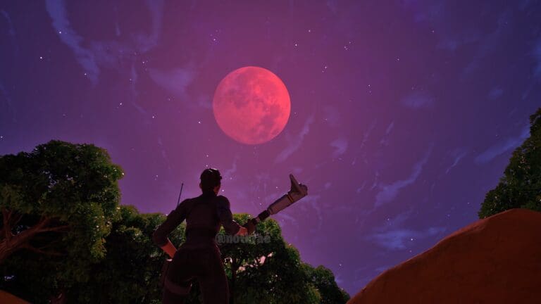 Deal damage to opponents while the Blood moon is out Fortnite Quest Guide & Tips!