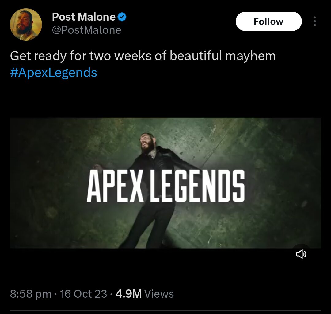 Post Malone x Apex Legends