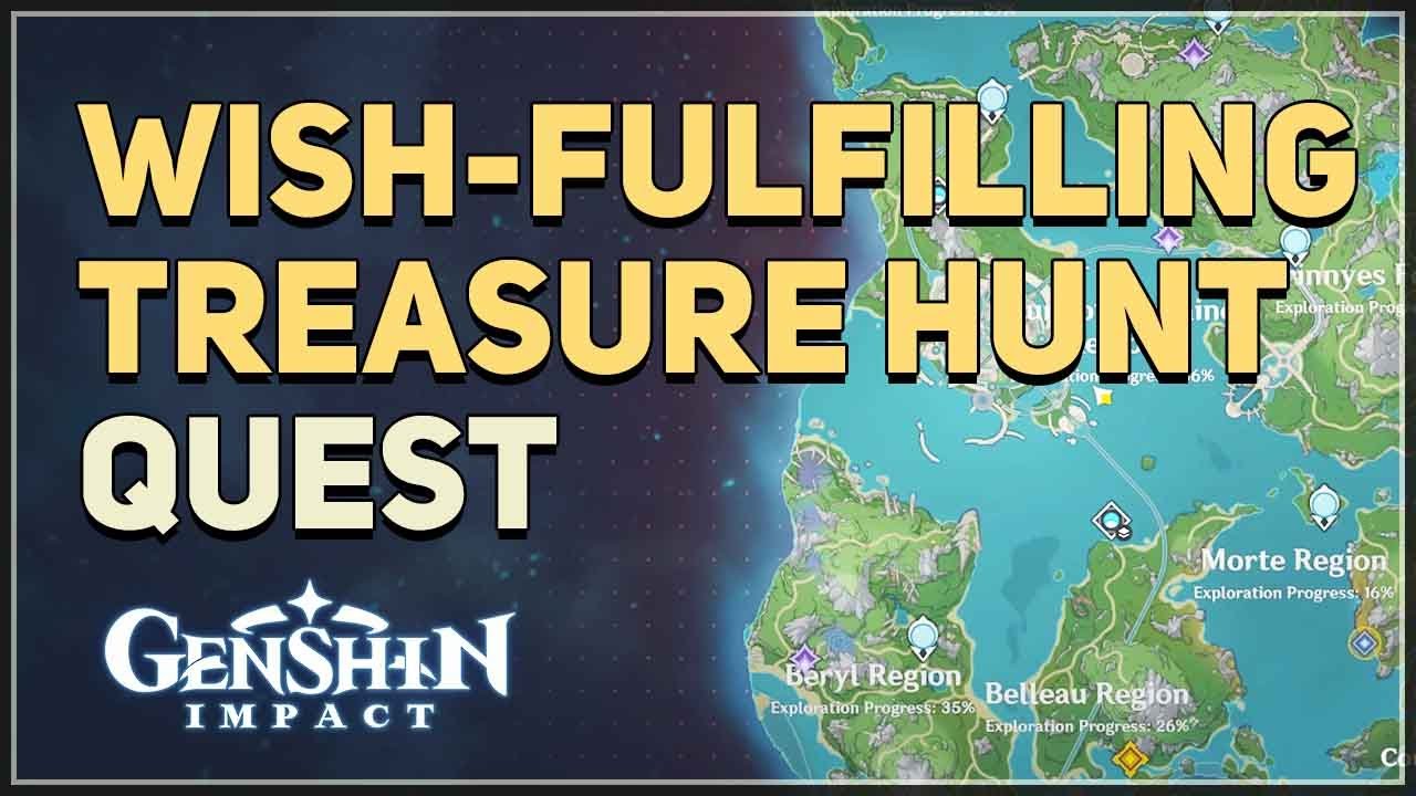 Wish Fulfilling Treasure Hunt Genshin Impact 4.2