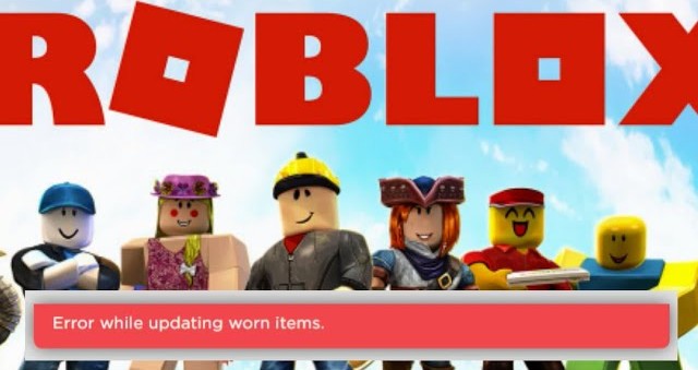 Roblox error while updating worn items