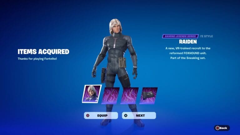 Raiden Fortnite Release date