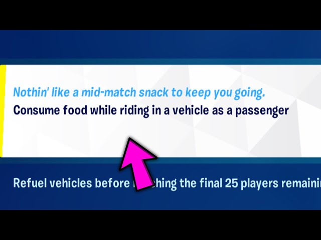 Consume Food While Riding In A Vehicle As A Passenger